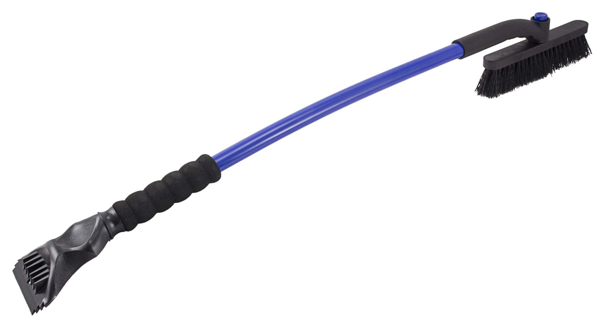 Subzero 14038 38'' Crossover Super Duty Snowbroom With Pivoting Head And Integrated Ice Scraper (Colors May Vary)