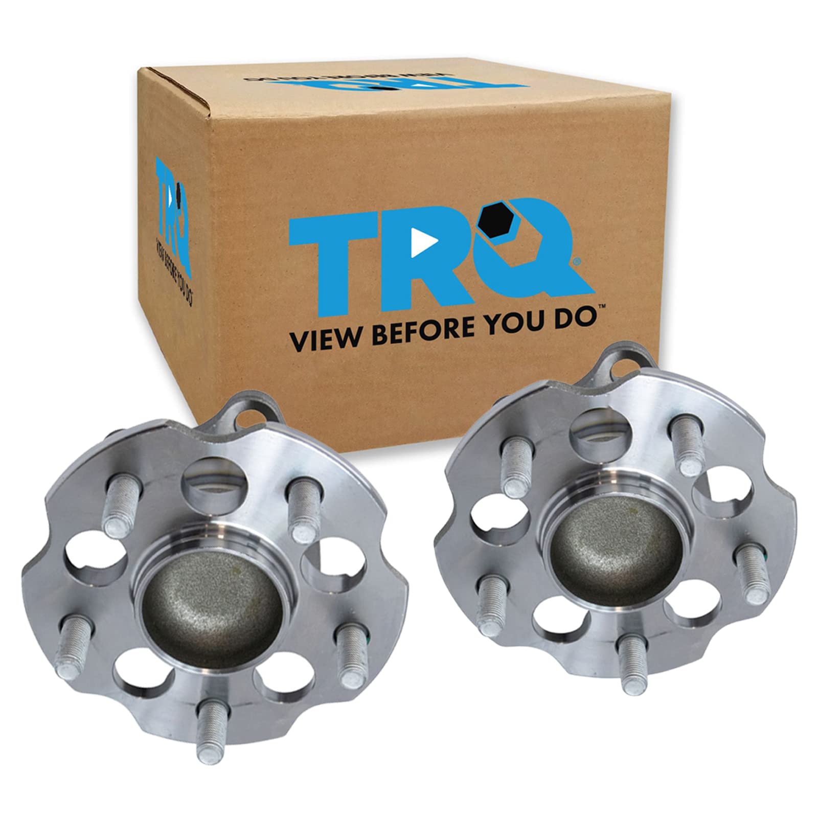 Trq Rear Wheel Hub Bearings Assembly Set Compatible With 2016-2020 Toyota Mirai 2012-2017 Prius V