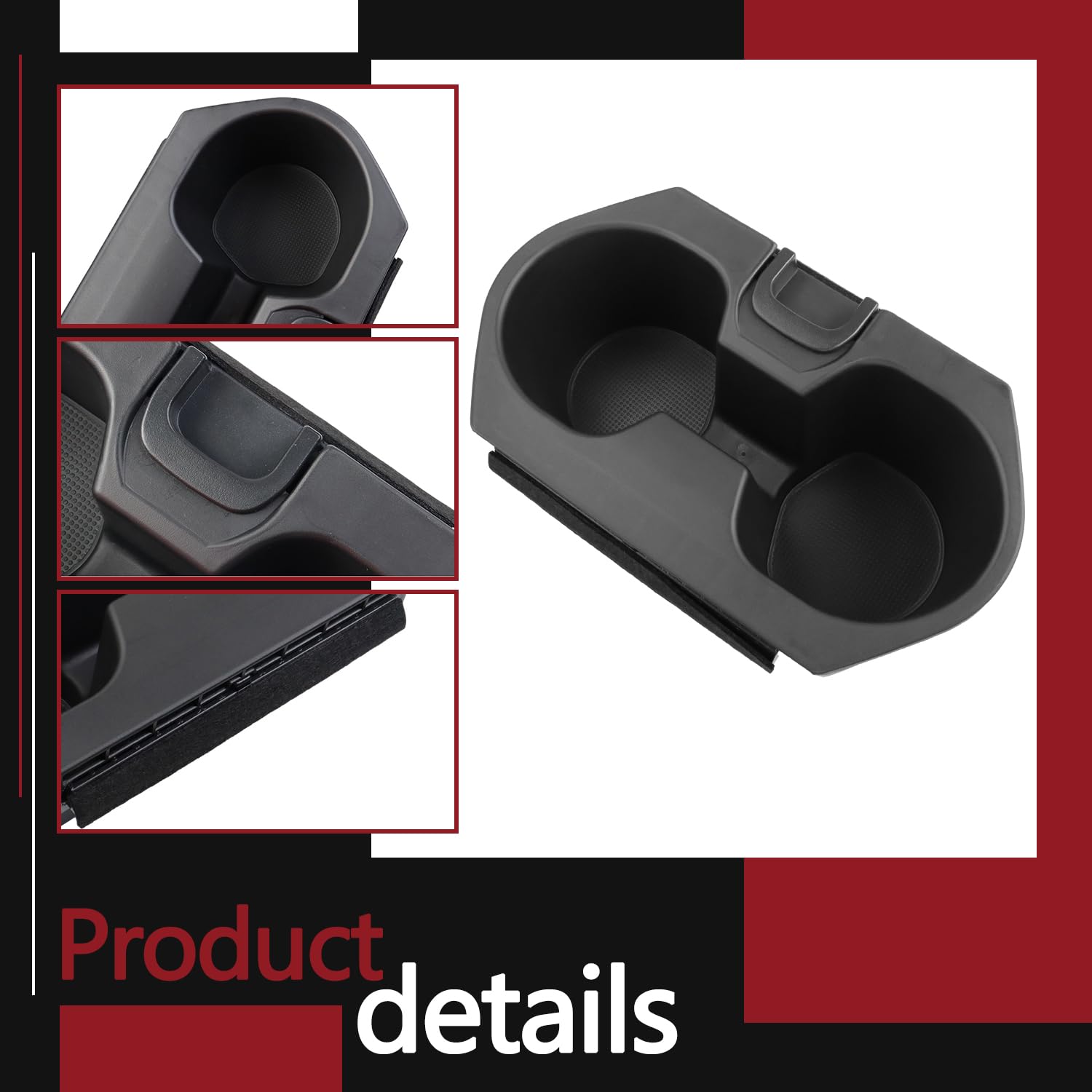 Cup Holder Insert Accessories for Honda Civic 2016-2021 Lx Ex Si Sport Hatchback Coupe Sedan Insight,Center Console Drink Bottle