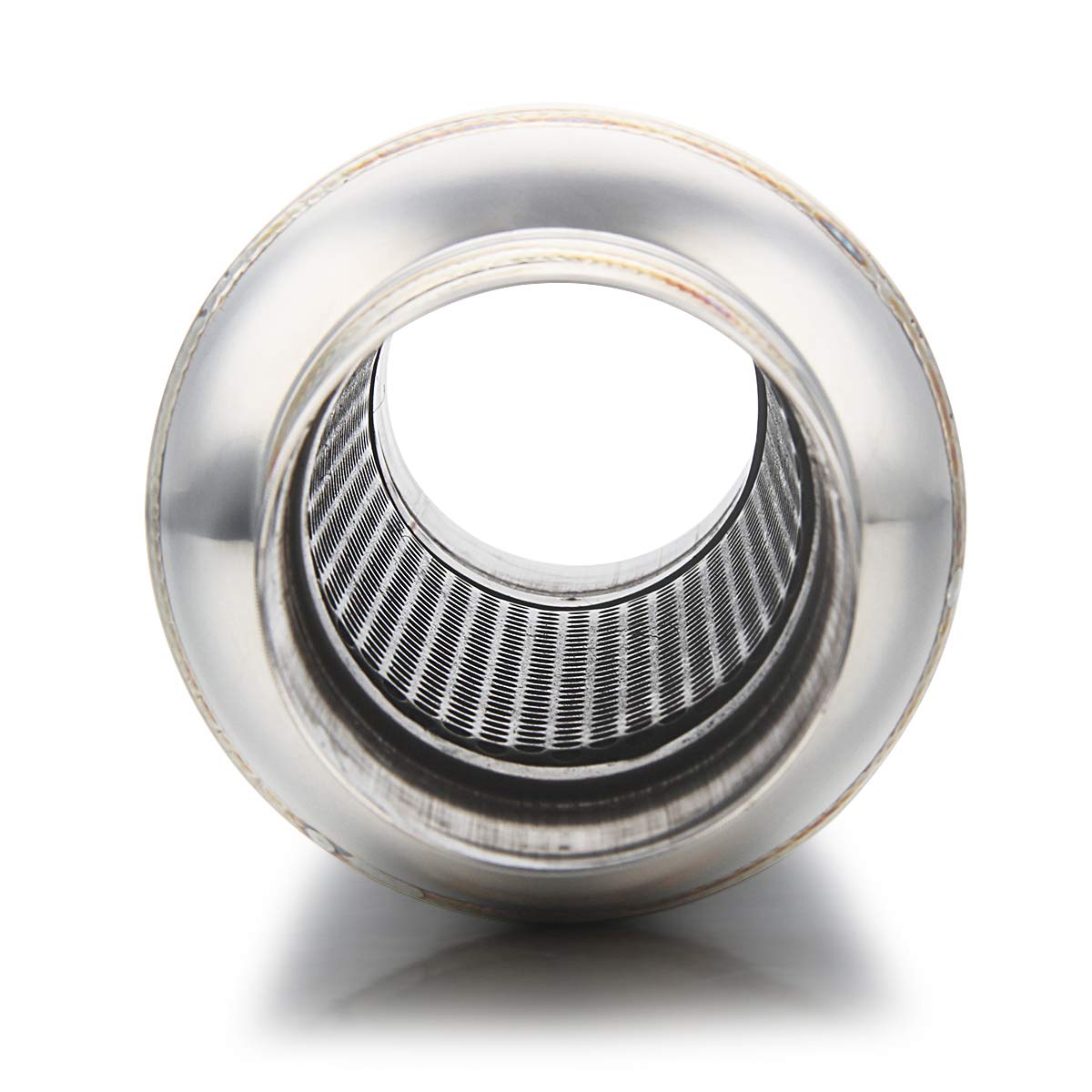 Lcgp 2.5' Inlet & Outlet Universal Resonator, 16' Long Performance Muffler, Weld- On, Straight Through Design, Deep Tone