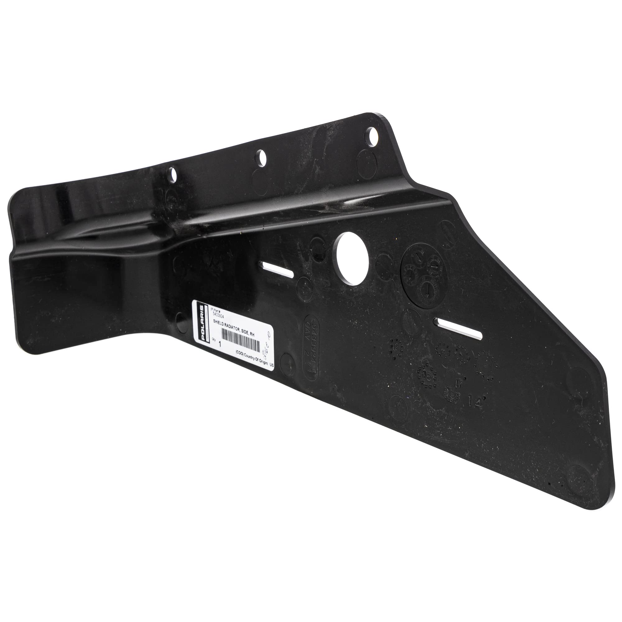 Polaris Atv Radiator Shield, Side, Right, Genuine Oem Part 5433924, Qty 1