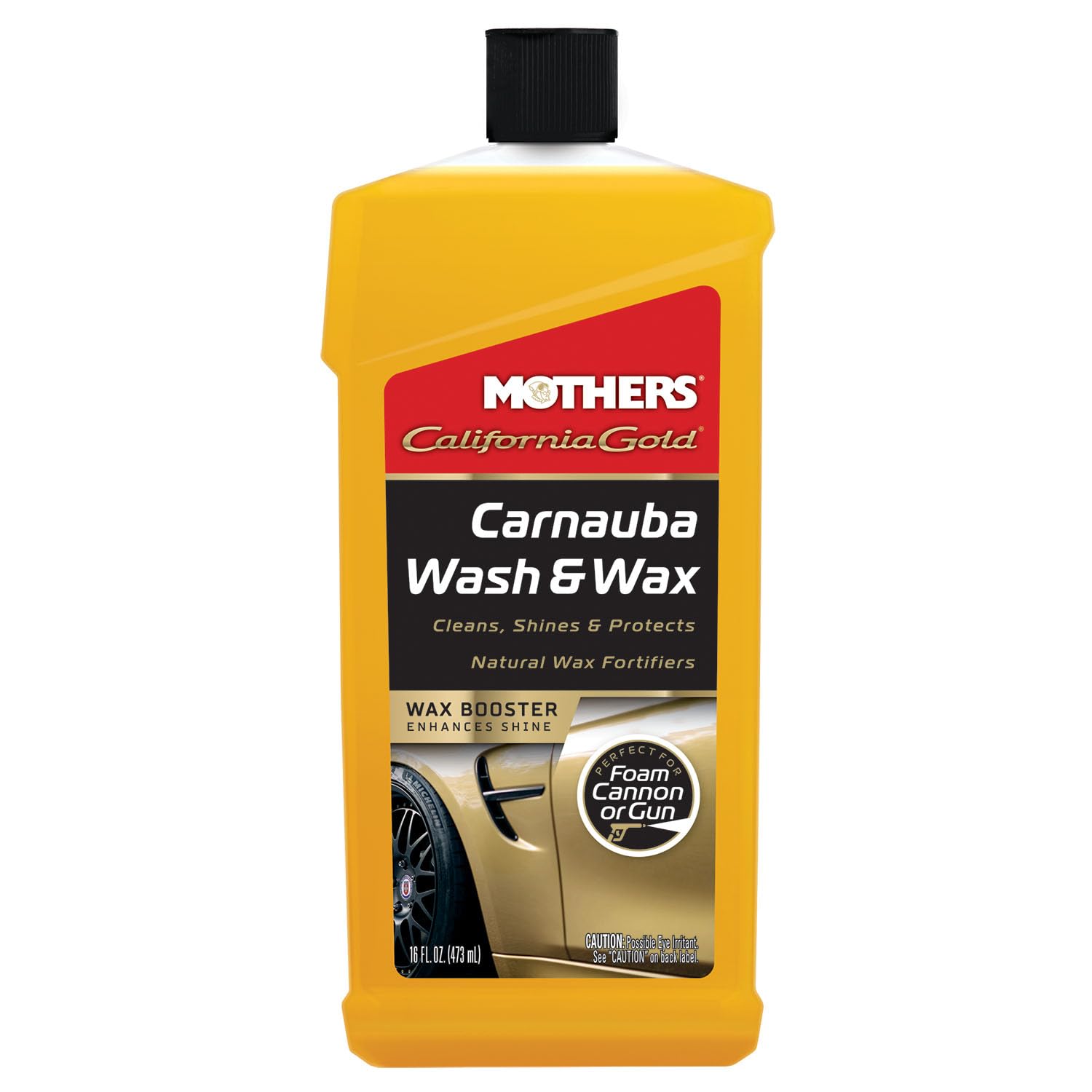 Mothers 05676 California Gold Carnauba Wash & Wax, 16 Fl. Oz.