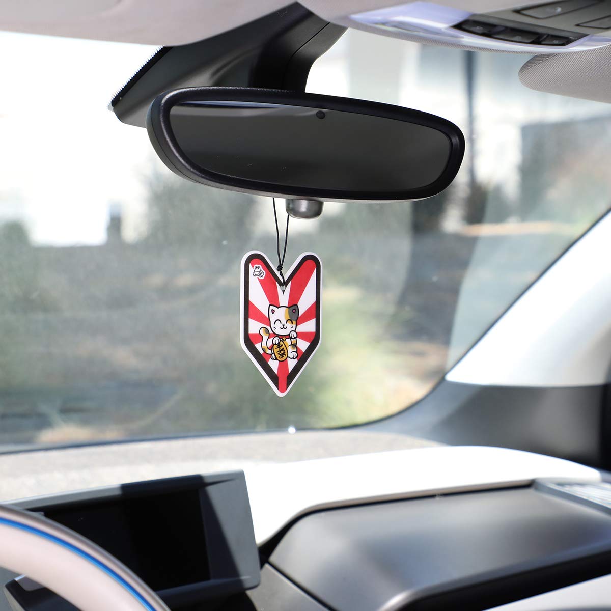 Treefrog Ylis66 Paper Young Leaf Wakaba Hanging Air Freshener For Home Office Car In-Door, Ice Squash Scent