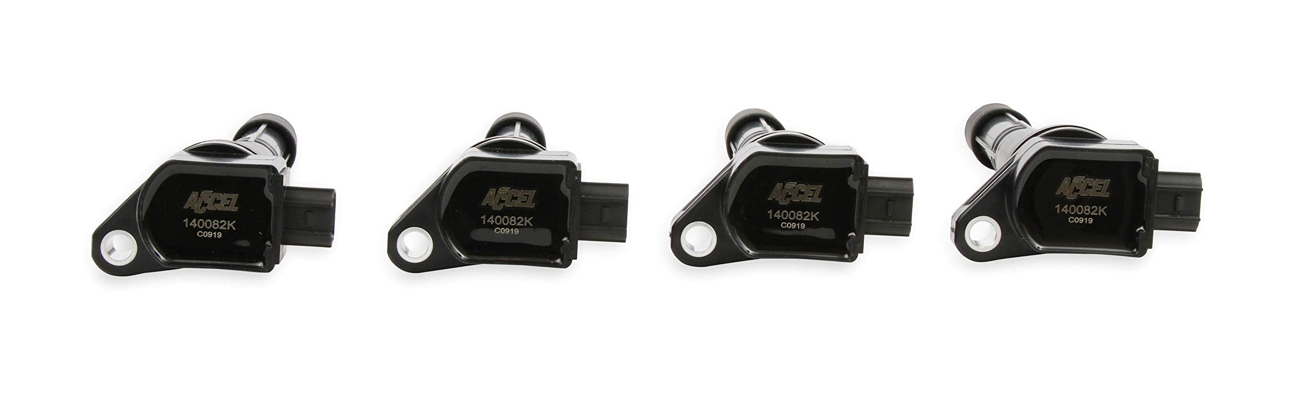 Accel 140082K-4 Ignition Coil - Black, 4-Pack