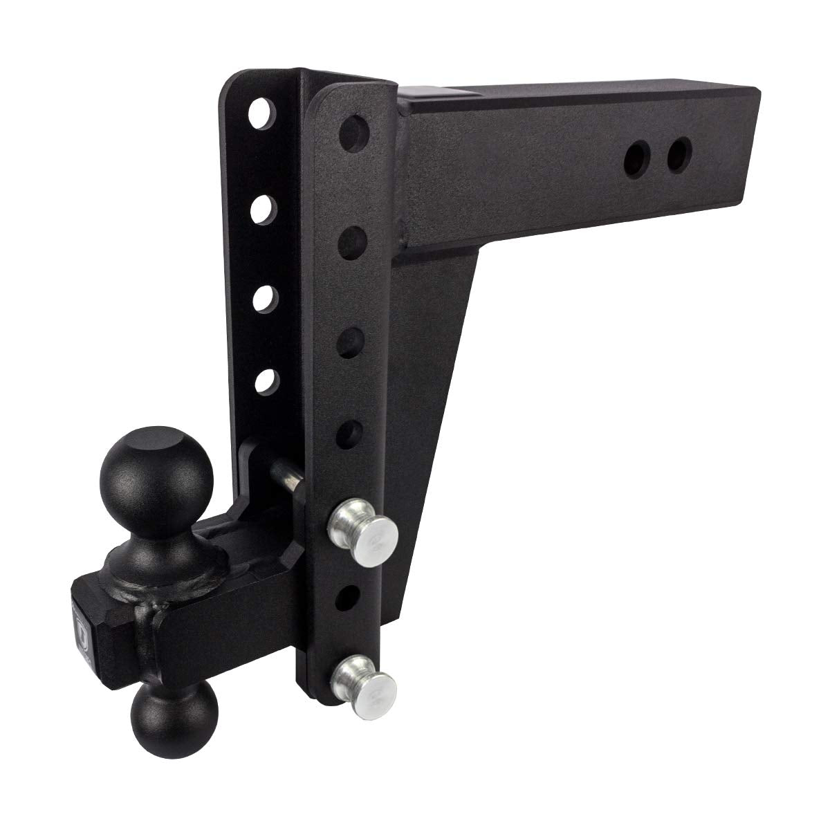 Bulletproof Hitches 3.0'' Adjustable Heavy Duty Trailer Hitch (22,000Lb Rating) - 8'' Drop/Rise Trailer Hitch With 2'' & 2-5/16'
