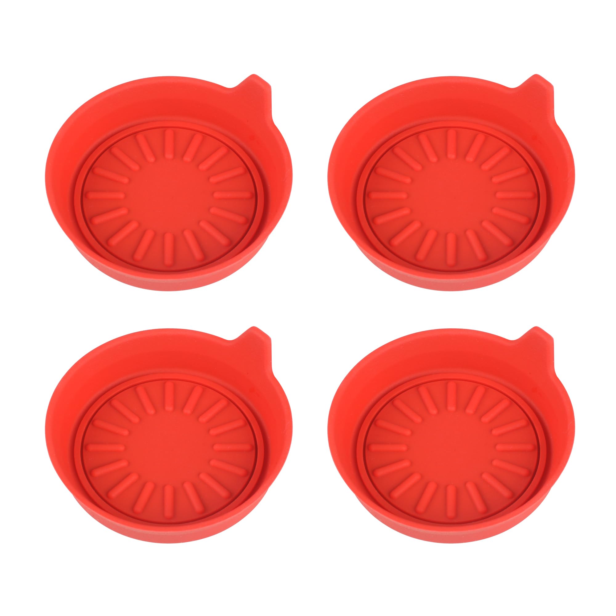 Seven Sparta Car Coasters For Cup Holders, Silicone Cup Holder Coasters, Universal Vehicle Coasters, Set Of 4 Pack, 3-1/8 '' Dia