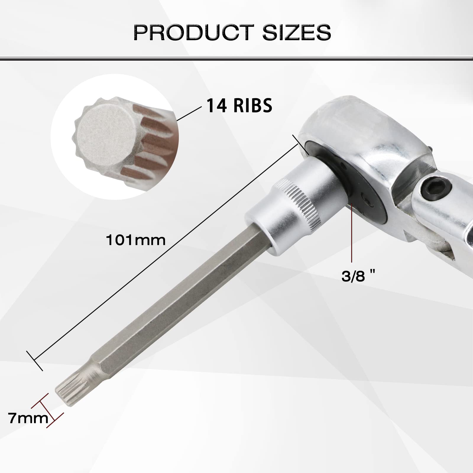 ReluxGo DSG Gearbox Clutch Motor Tool for Ford DPS6/6DCT250 - 3/8 Drive, Model BSJ023