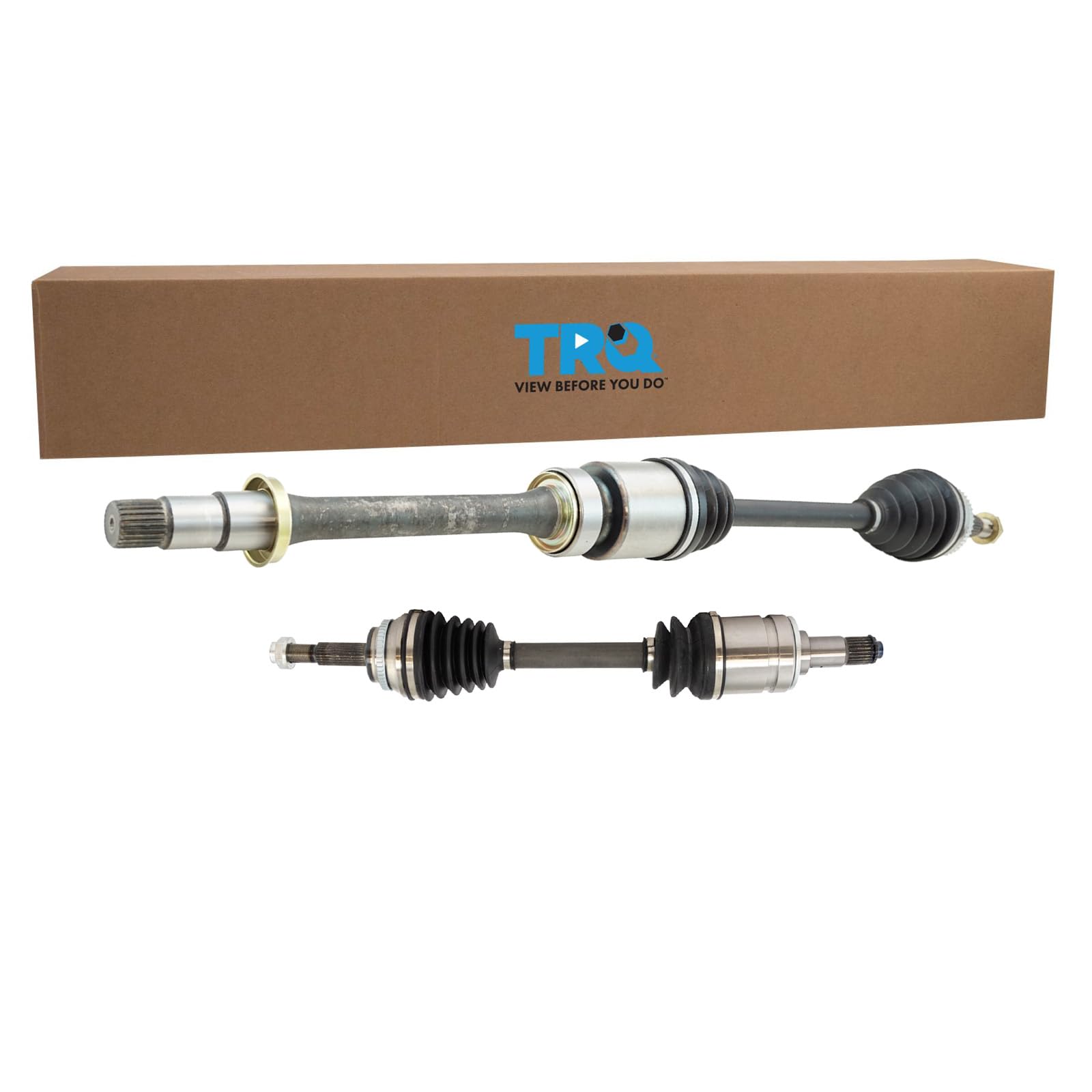 TRQ Front CV Axle Shaft Assembly Set Driver & Passenger Side Compatible with 2007-2011 Toyota Camry