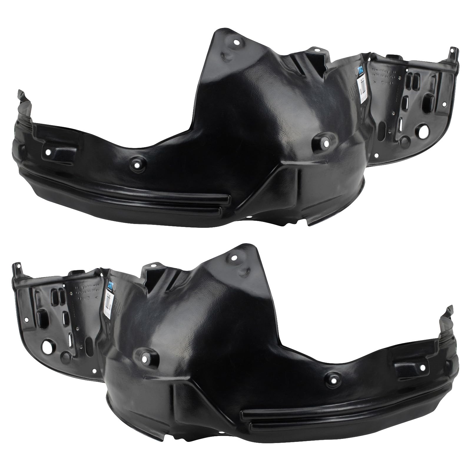 Trq Front Inner Fender Liner Set Compatible With 2013-2015 Honda Accord Ho1248152 Ho1249152