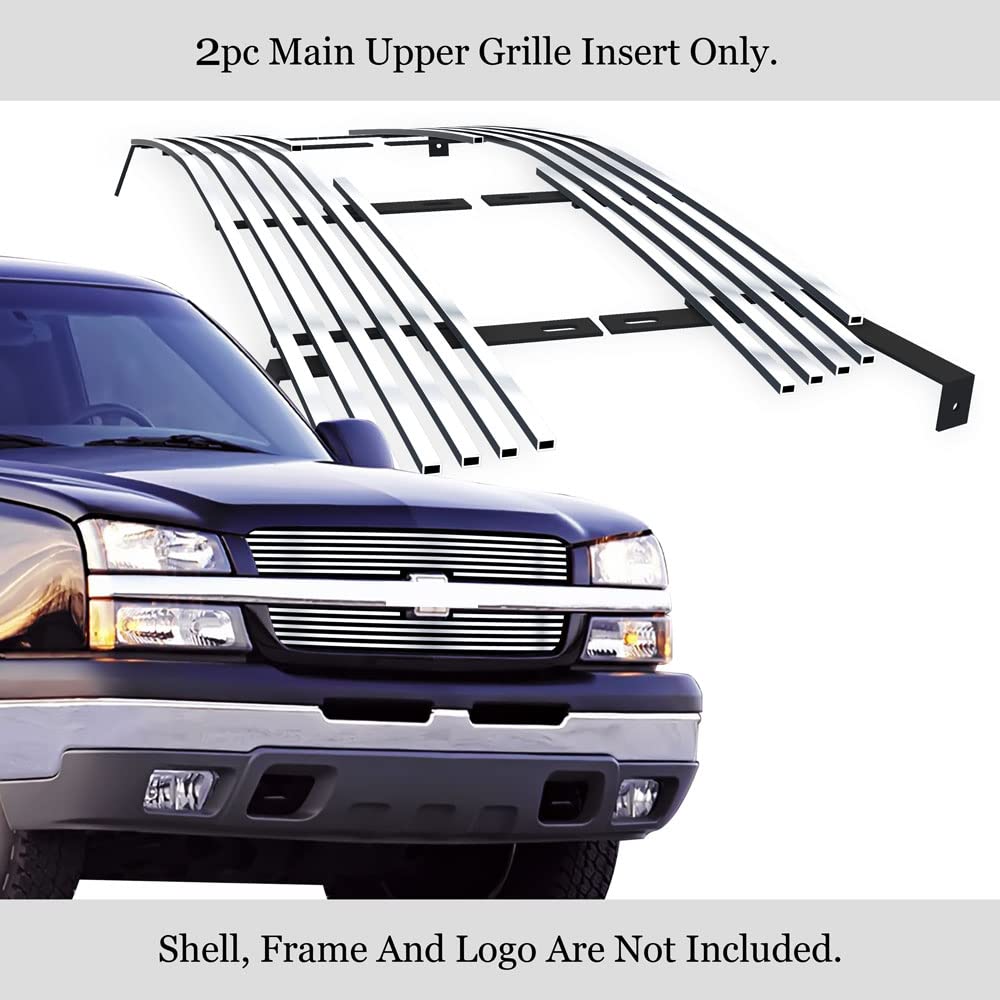 APS Compatible with Chevy Silverado 1500 HD SS 2003-2005 & 03-04 2500 3500 & 02-06 Avalanche Without Body Cladding Main Upper St