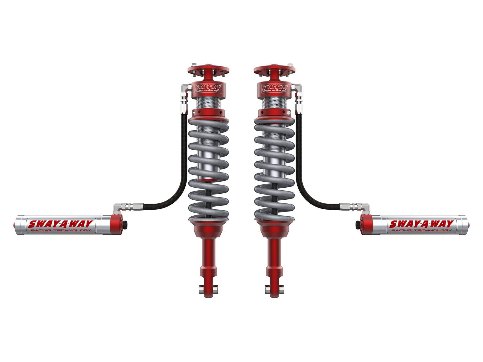 Afe Power 301-5000-02-Ca Sway-A-Way 3.0 Front Coilover Kit W/Remote Reservoirs And Compression Adjuster