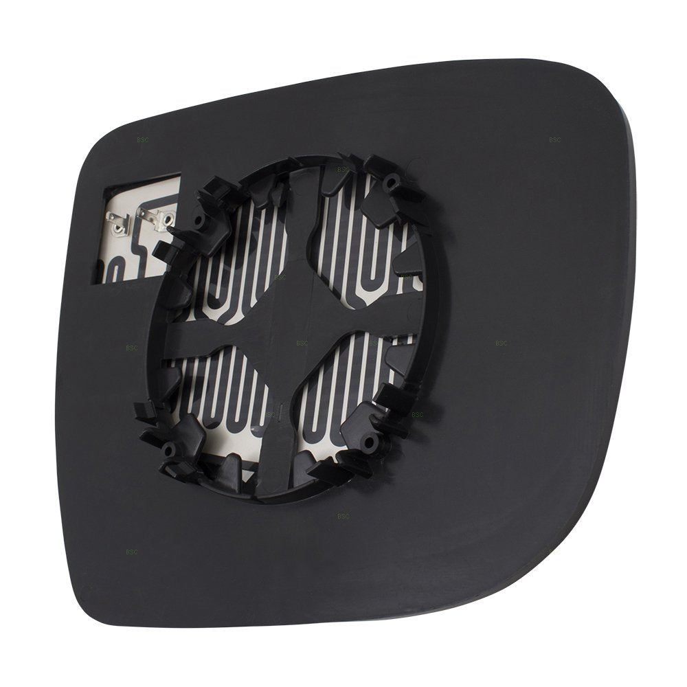 Brock Replacement Drivers Side View Mirror Glass & Base Heated Compatible With 963664Ba1A