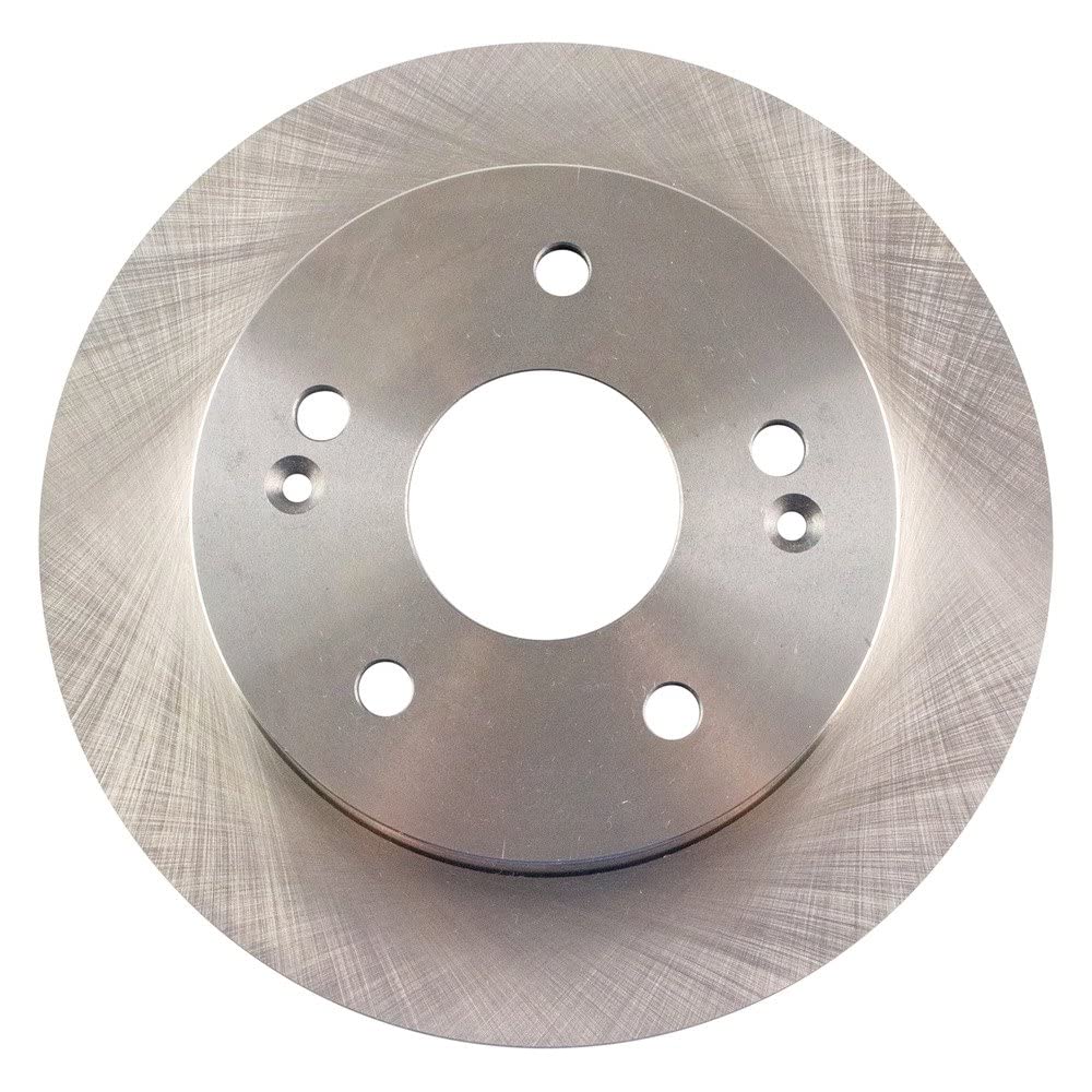Trq Rear Brake Rotors Set Solid Compatible With 1997-2001 Honda Prelude