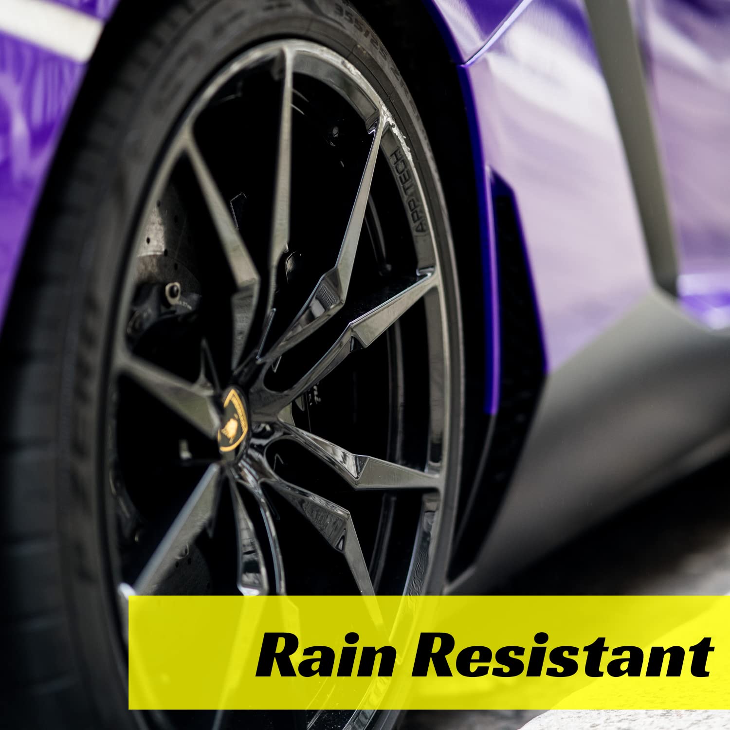 Stoner Car Care 91094-6Pk More Shine Tire Finish For Tire And Wheel Care Creates A Long-Lasting, Rain-Resistant Tire Shine, Makes Faded Tires Look New, Non-Greasy Formula, 12 Oz, Pack Of 6