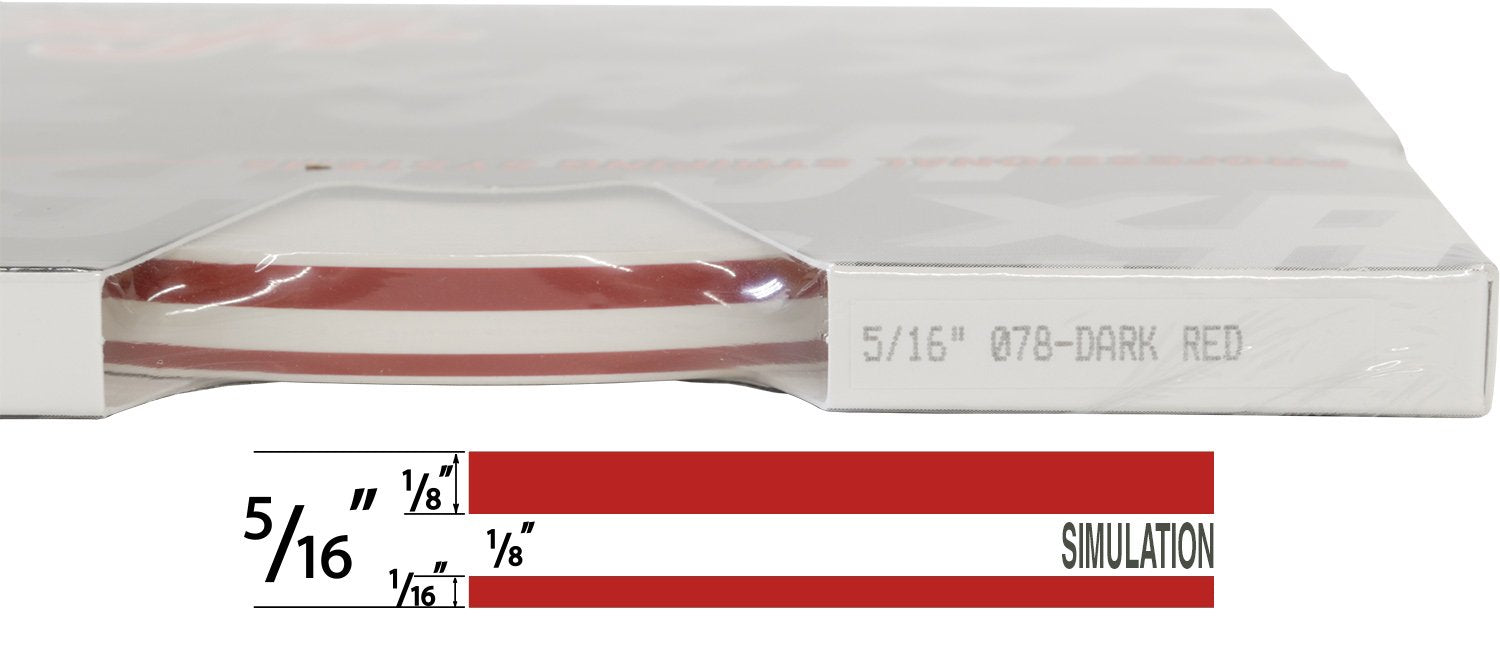 Universal Tfx 0005078 - Auto Customizing Dual Pinstripe - 5/16'' X 150' (1/8    Stripe, 1/8'' Gap, Then 1/16    Stripe) - 078-Da