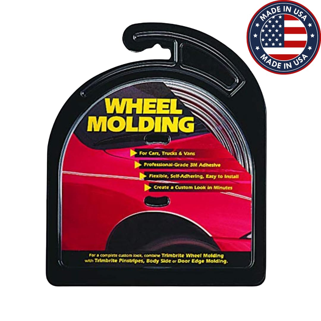 Cowles Custom - Premium Universal Body Molding For All Vehicles - Easy Install, Black Finish, 3/8'' By 18 Feet, Uv Protected, Lo