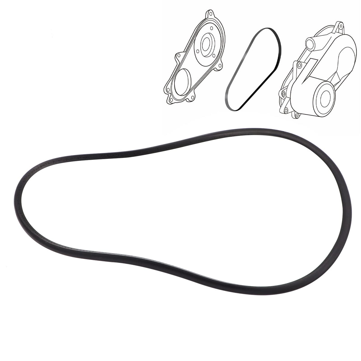 Tuolauthon Belt Box Seal Drive Clutch Cover Gasket Replacement For 2014-2020 Pol WBCARB096S6W9PV