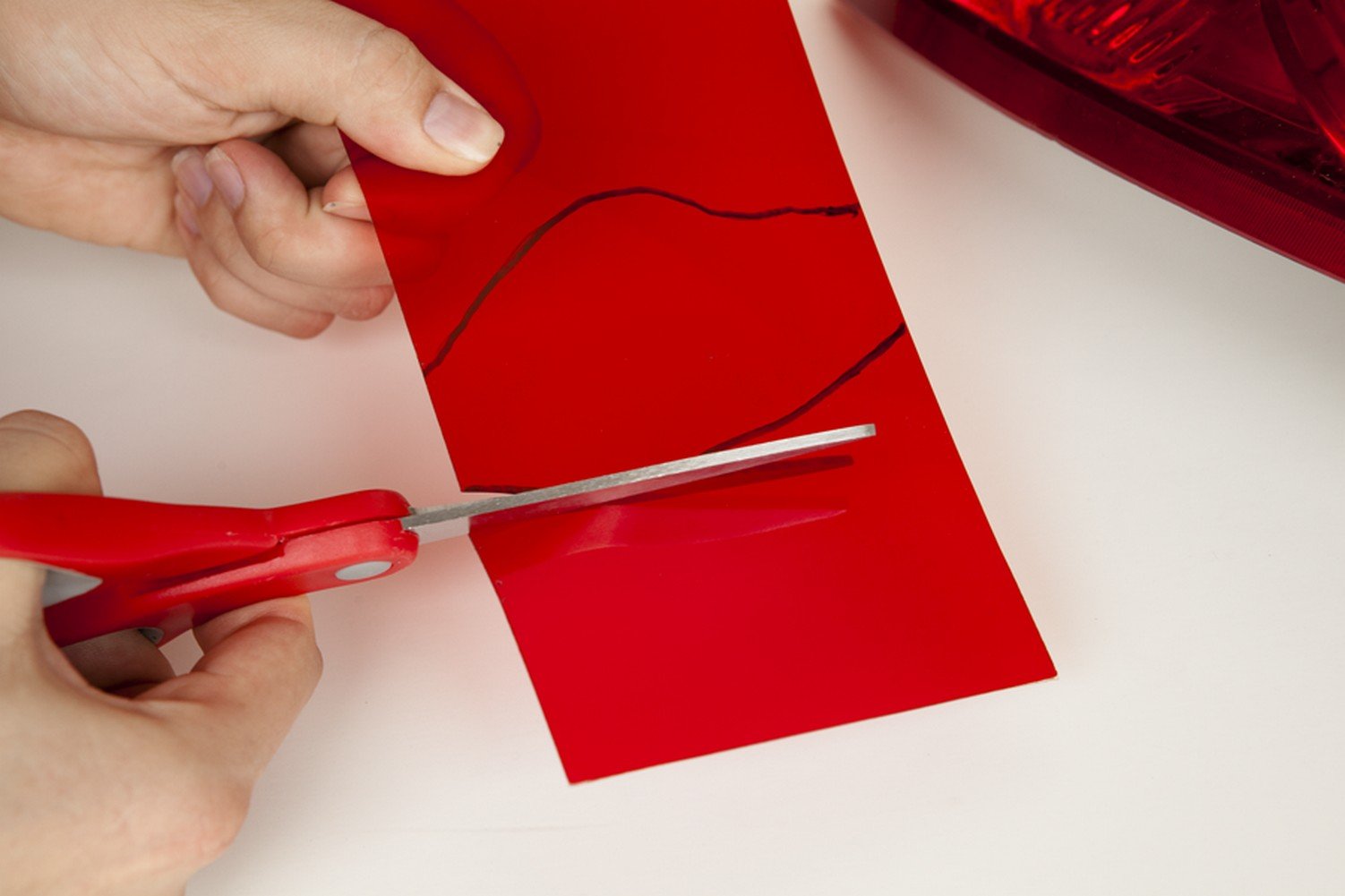 3M Auto High Strength Red Lens Repair Film, 03341, 3.75 In X 7.75 In