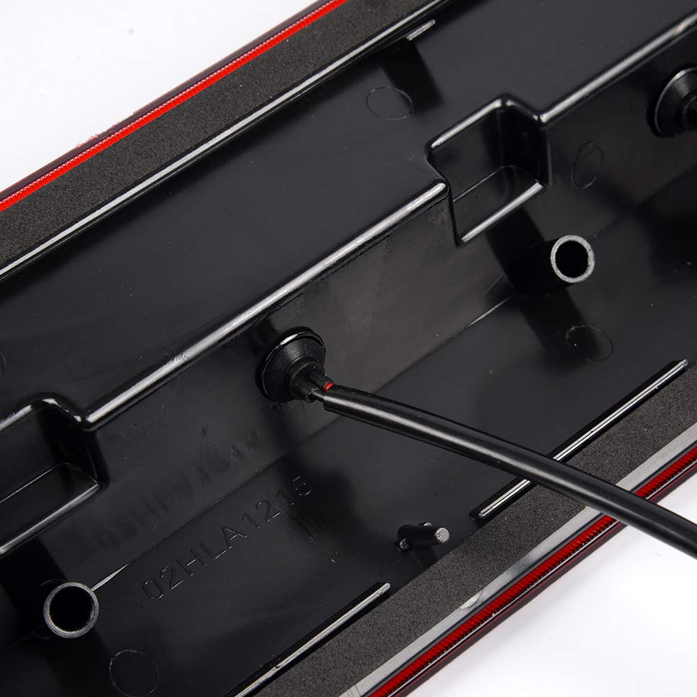 Cheda Led Third 3D Brake Lights, Compatible With 2004-2008 Ford F-150/Lobo, Red Lens Clear Housing Led Bar Tail Cargo Lamp, 7L3Z