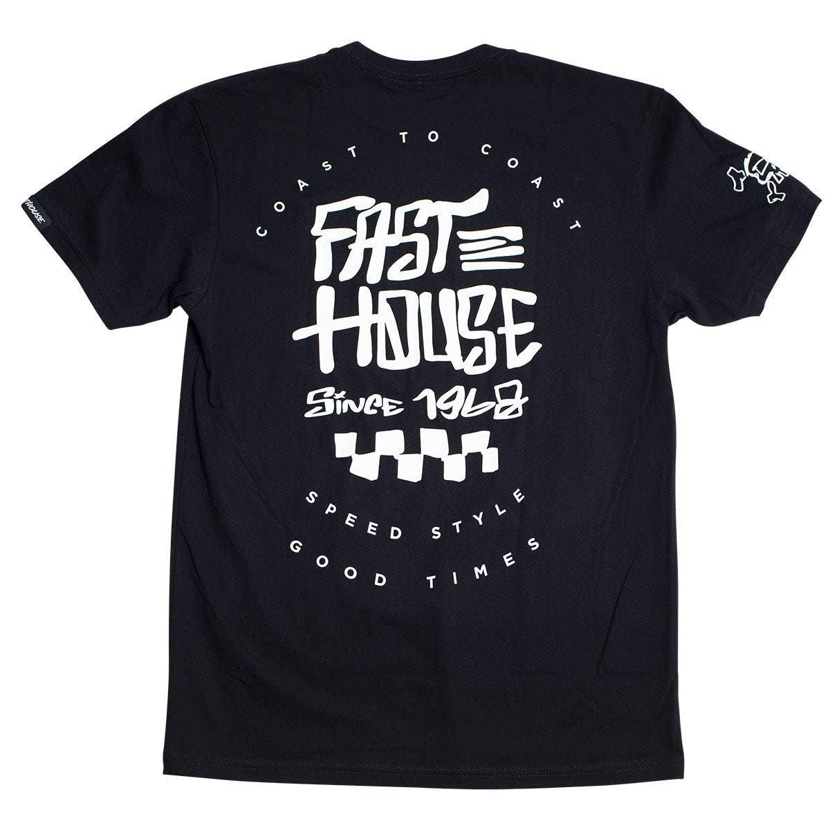 Fasthouse Slack Tee (Black, X-Large)