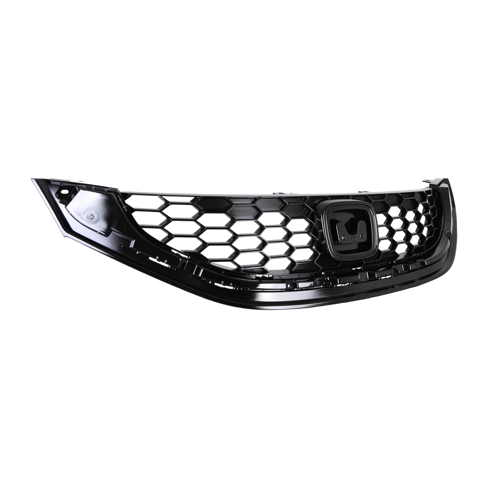 TYG (CAPA QUALITY) Front Grille Compatible with 2013-2015 Honda Civic, ABS OEM Replacement Bumper Grill for HO1200218 71121-TR3-
