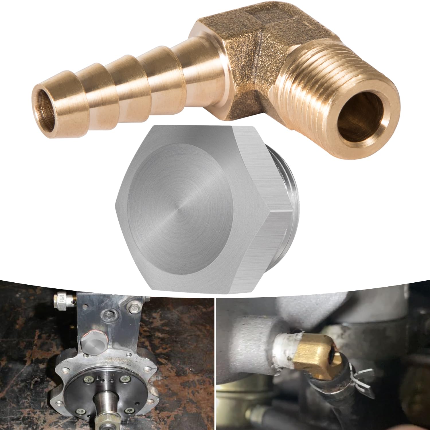 Hy35W Hx35W Hx40W Adjustable Boost Elbow Controller & 2095 Rack Cap Rack Plug For Dodge Cummins 1994-1998, P7100 Injection Pumps