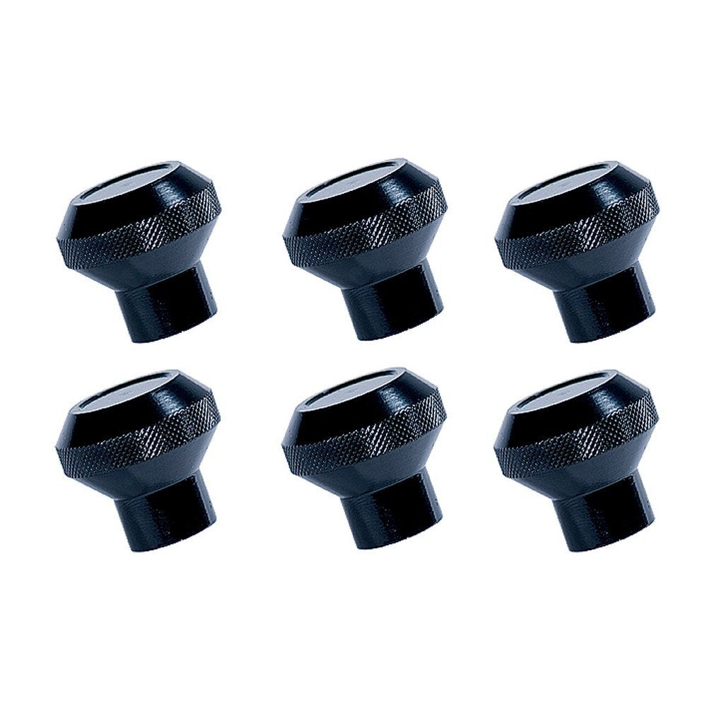 Rugged Ridge Billet Aluminum Dash Knob Set Black For 76-86 Cj