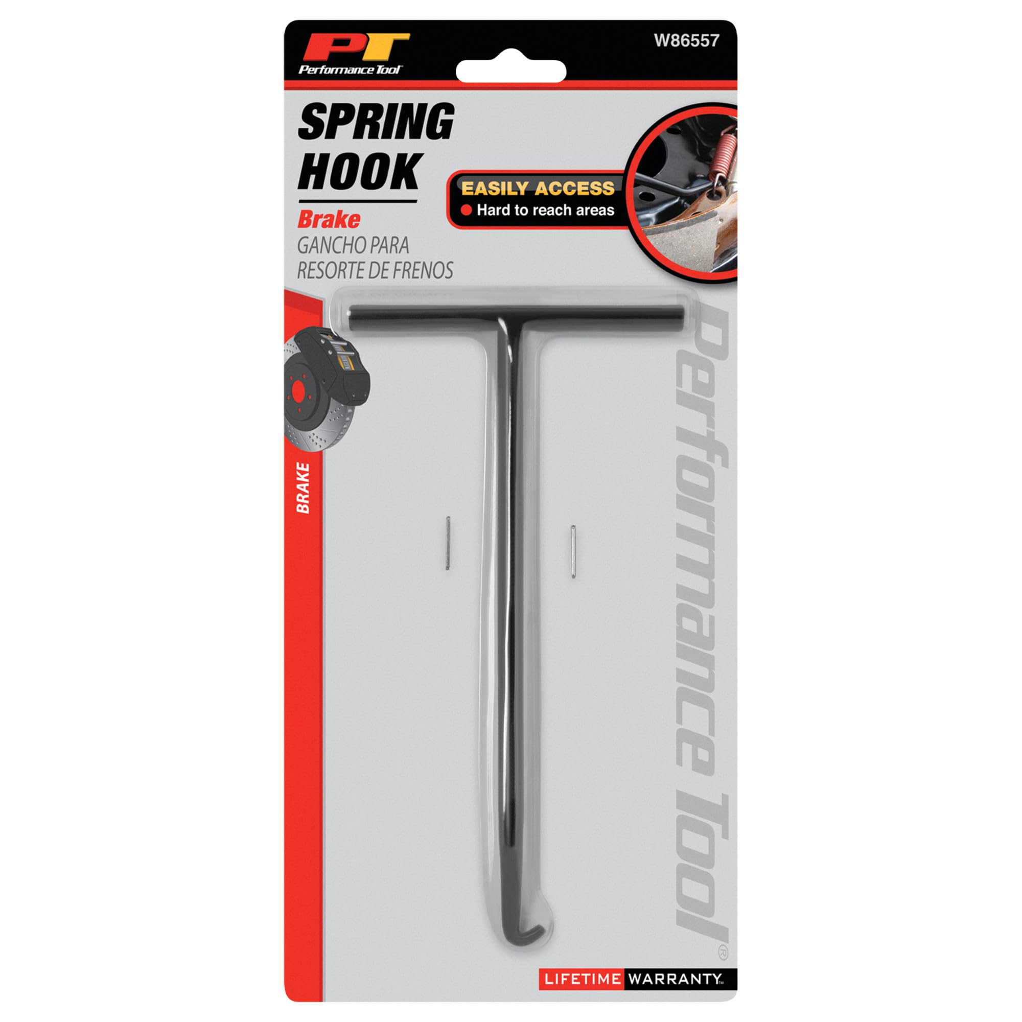 Performance Tool W86557 Headlight Adjusting And Brake Spring Tool, Heat Treated Alloy Construction, Easy Access To Hard To Reach