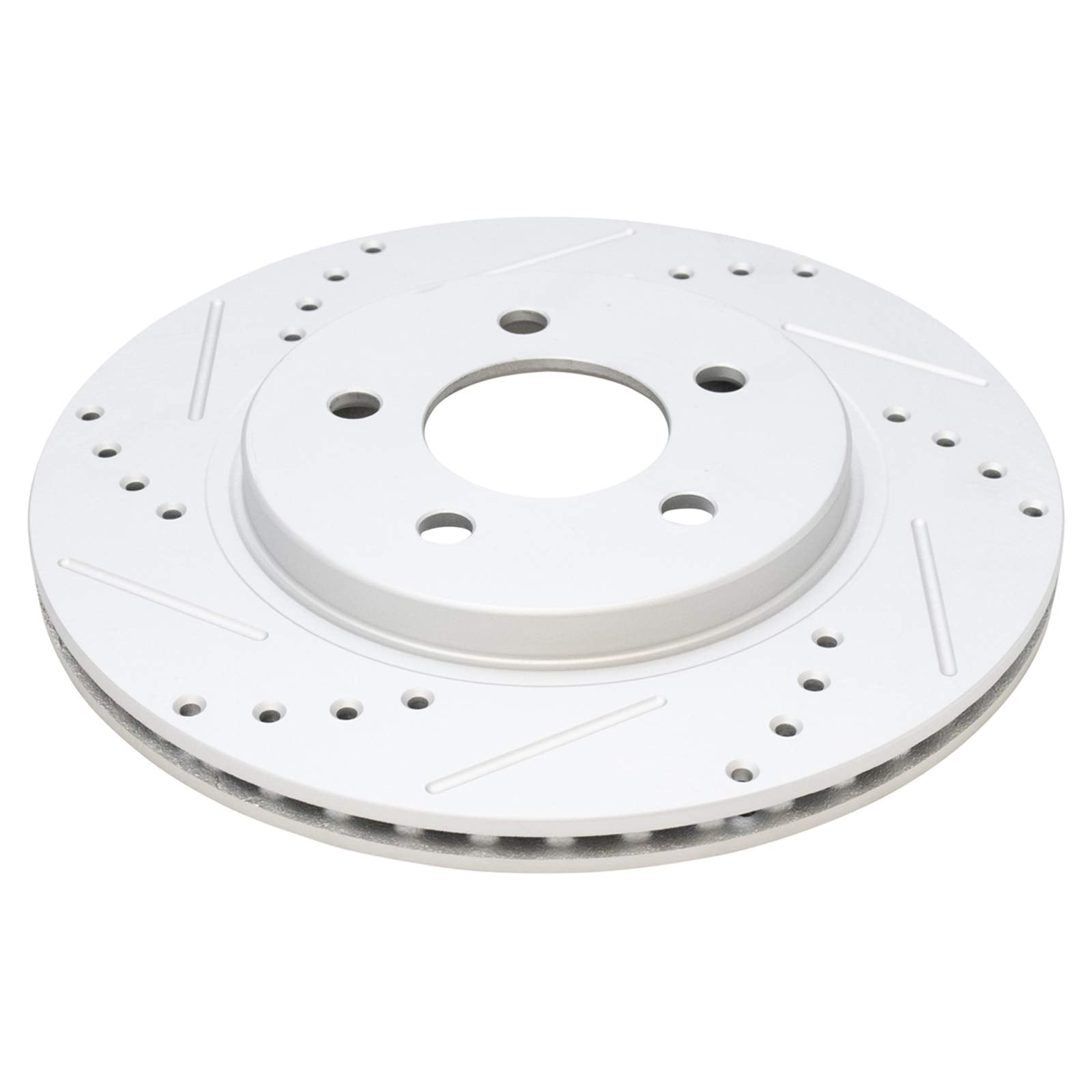 Trq Rear Performance Brake Rotors Set Premium G-Coated Compatible With 2005-2014 Ford Mustang