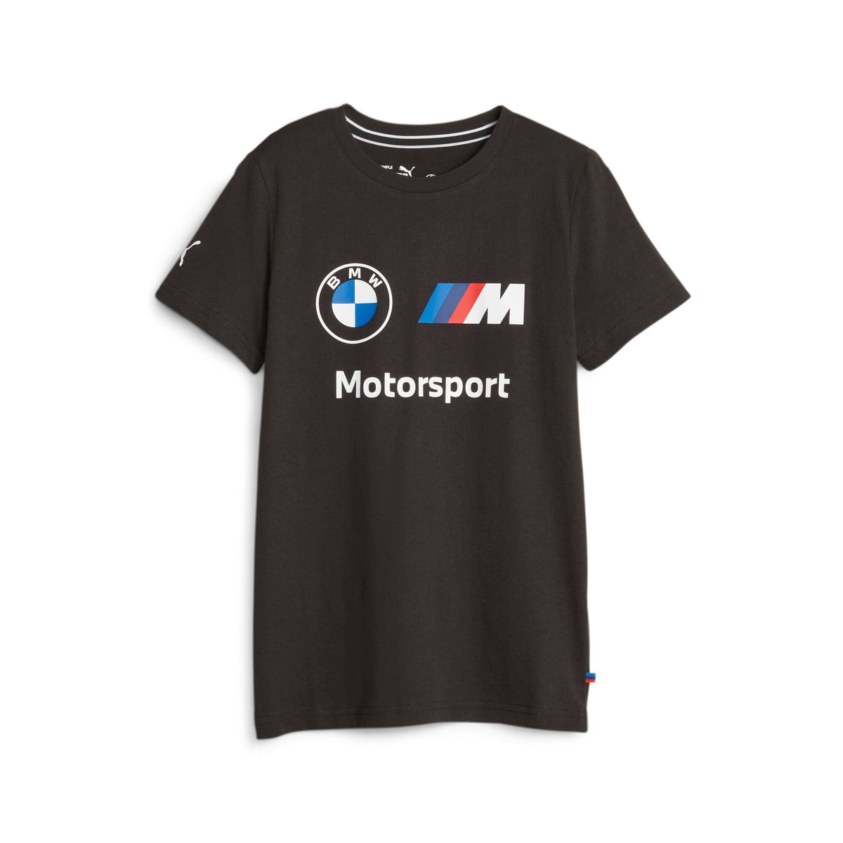 PUMA BMW M Motorsports Kids Essentials Logo Tee, Black FH23, X-Large
