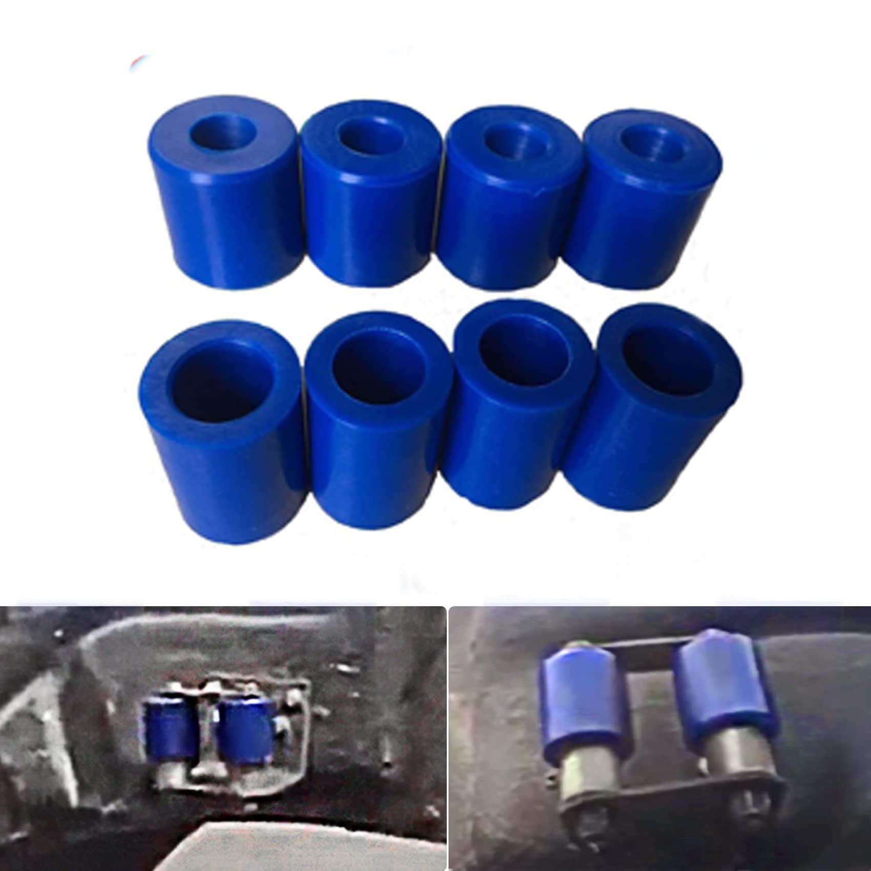 Lisylineauto Hood Roller Bushings Kit For Peterbilt 357 375 379 Hood Roller Accessories Replace 13-04391 13-03593 And 377 With"J" Style Hinges Hood Roller Bushing For Kenworth