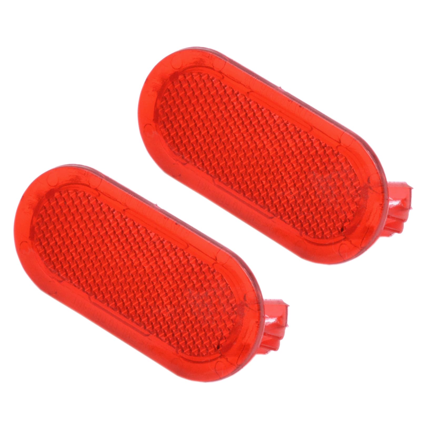 HAOTOM 2 Pcs Interior Door Reflector Compatible for VW Volkswagen Beetle 1994-1998 1999-2010 Red Door Warning Light Cap (2 Pcs)
