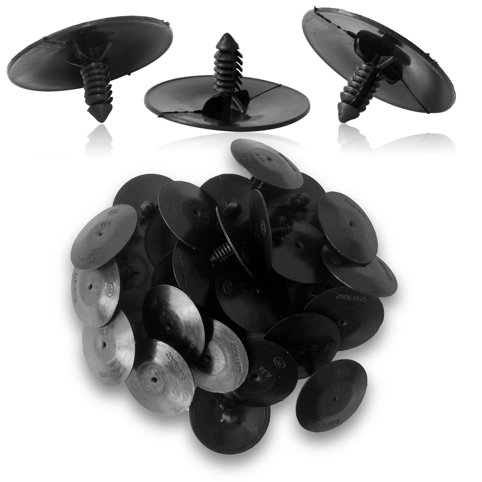 30PCS Hood Panel Insulation Seal Retainer Clip Compatible with Buick Cadillac Chevy GMC Hummer Honda Escalade Oldsmobile Pontiac