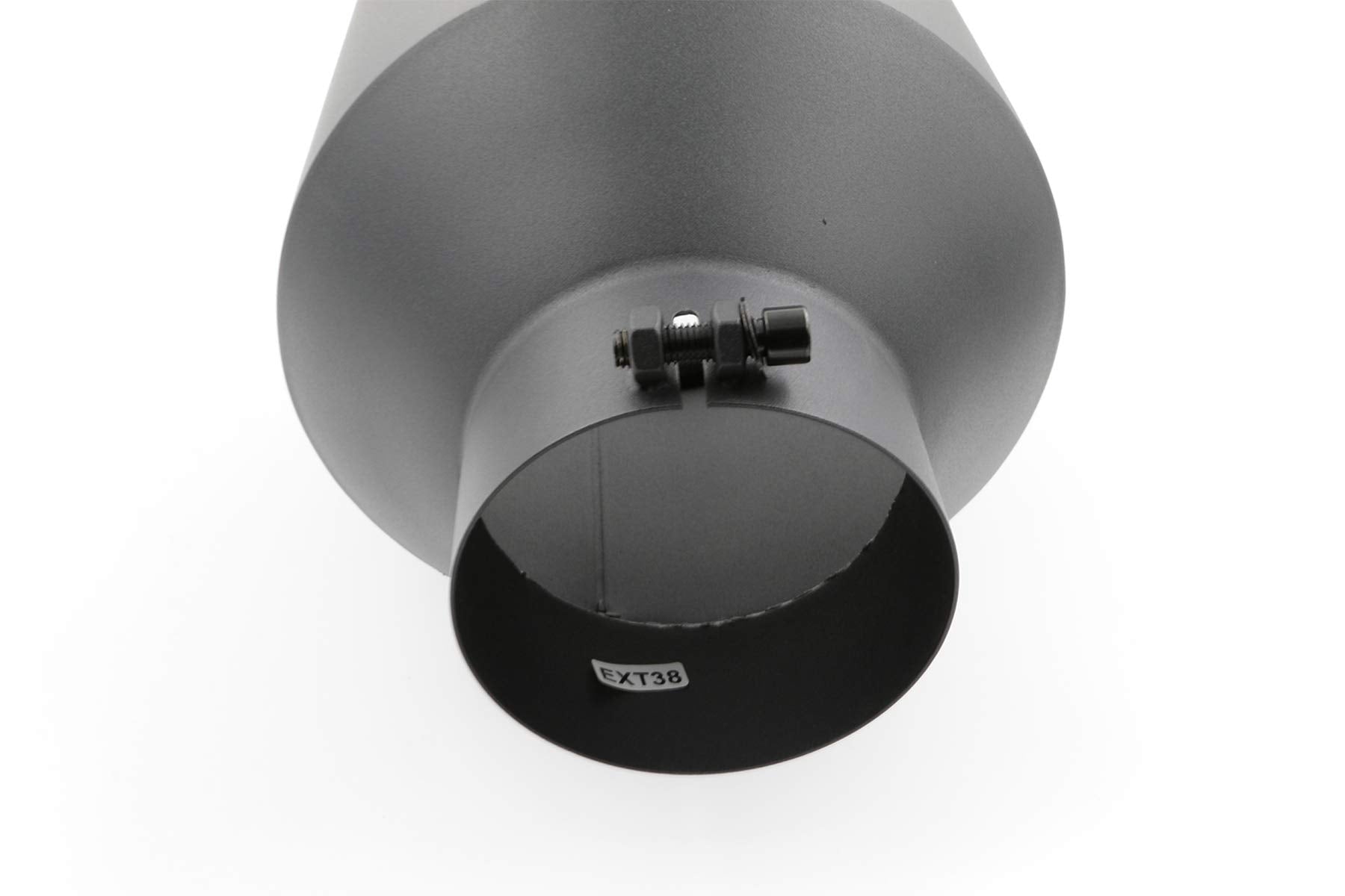 Rp Remarkable Power, 5'' Inlet 10'' Outlet 15'' Long Stainless Steel Rolled Edge 20 Degree Exhaust Tip Diesel Ext38