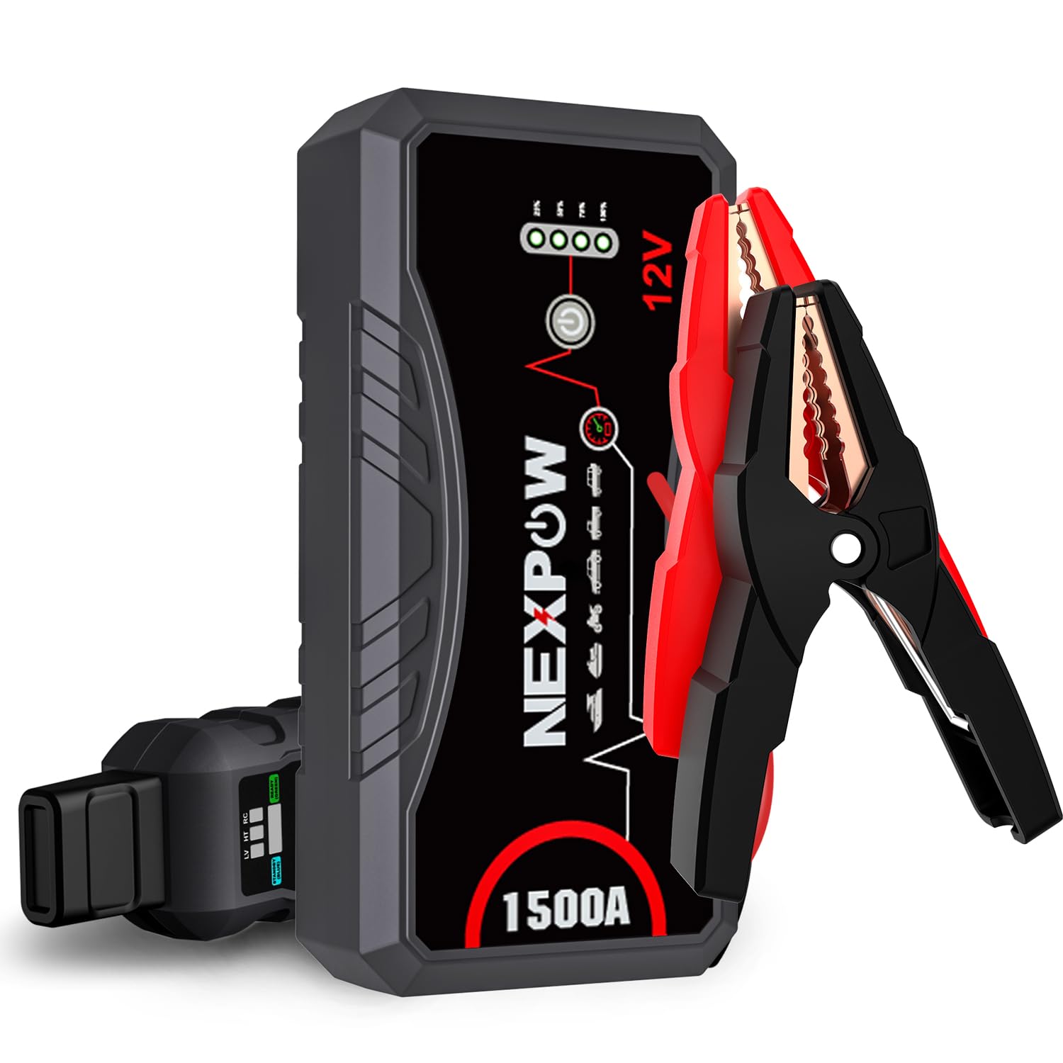 Nexpow Car Jump Starter,Car Battery Jump Starter Pack 1500A Peak Q10S For Up To 7.0L Gas And 5.5L Diesel Engine12V Auto Battery