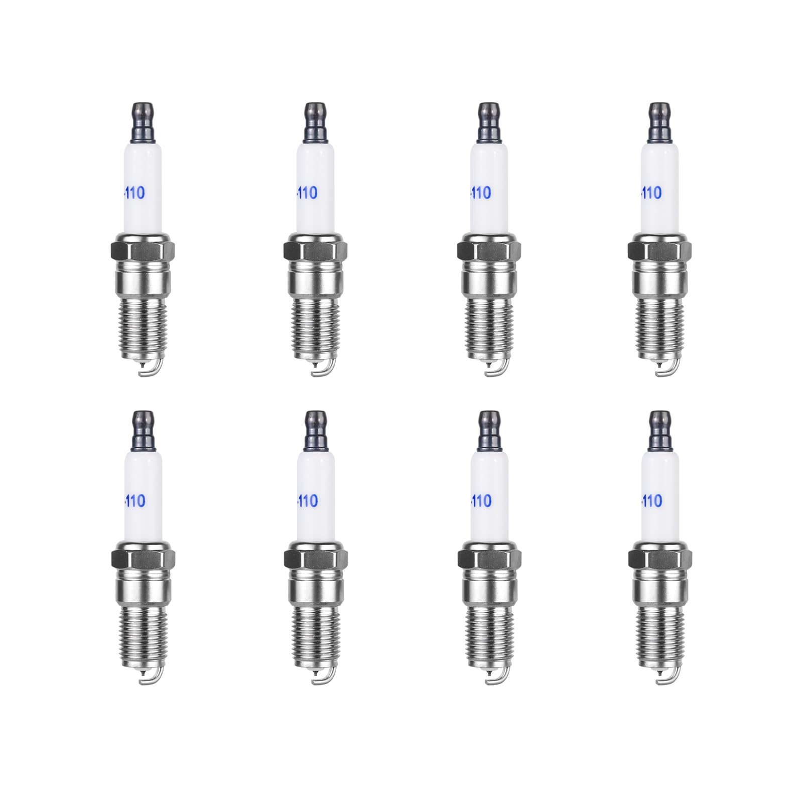 8 Pcs Iridium Spark Plugs Replace OEM# 41-110 41-162 41-985 9602 19417055, Compatible with Chevy Silverado Tahoe Avalanche Corve