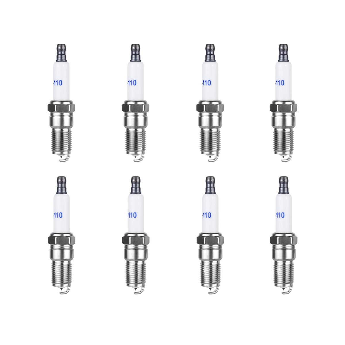 8 Pcs Iridium Spark Plugs Replace OEM# 41-110 41-162 41-985 9602 19417055, Compatible with Chevy Silverado Tahoe Avalanche Corve