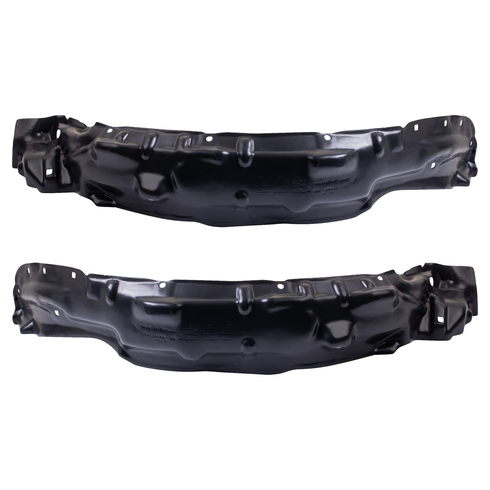 Trq Front Inner Fender Liner Set Compatible With 1995-2000 Toyota Tacoma To1248110 To1249110