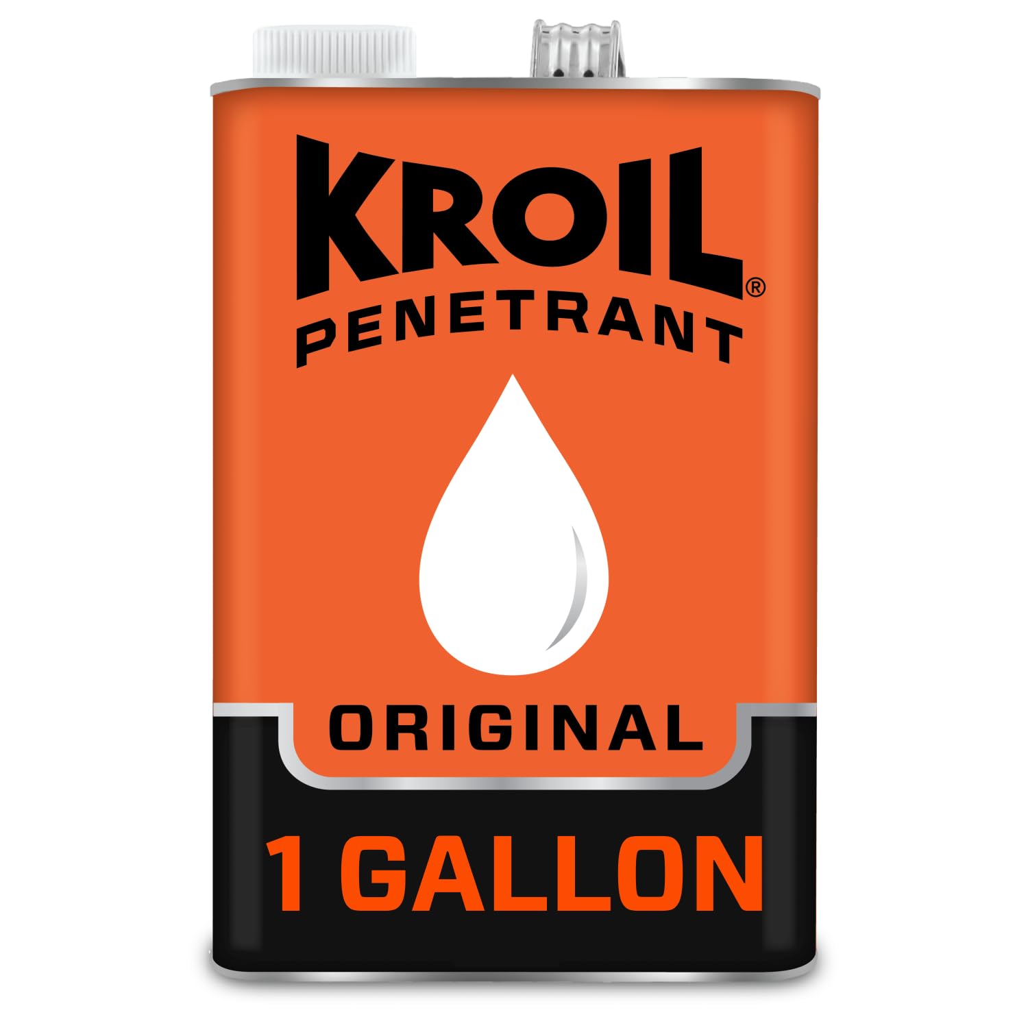 Kroil Original Penetrating Oil (Liquid-1 Gallon Can-Single) | Penetrant for Rusted Bolts, Metal, Hinges, Chains, Moving Parts | 