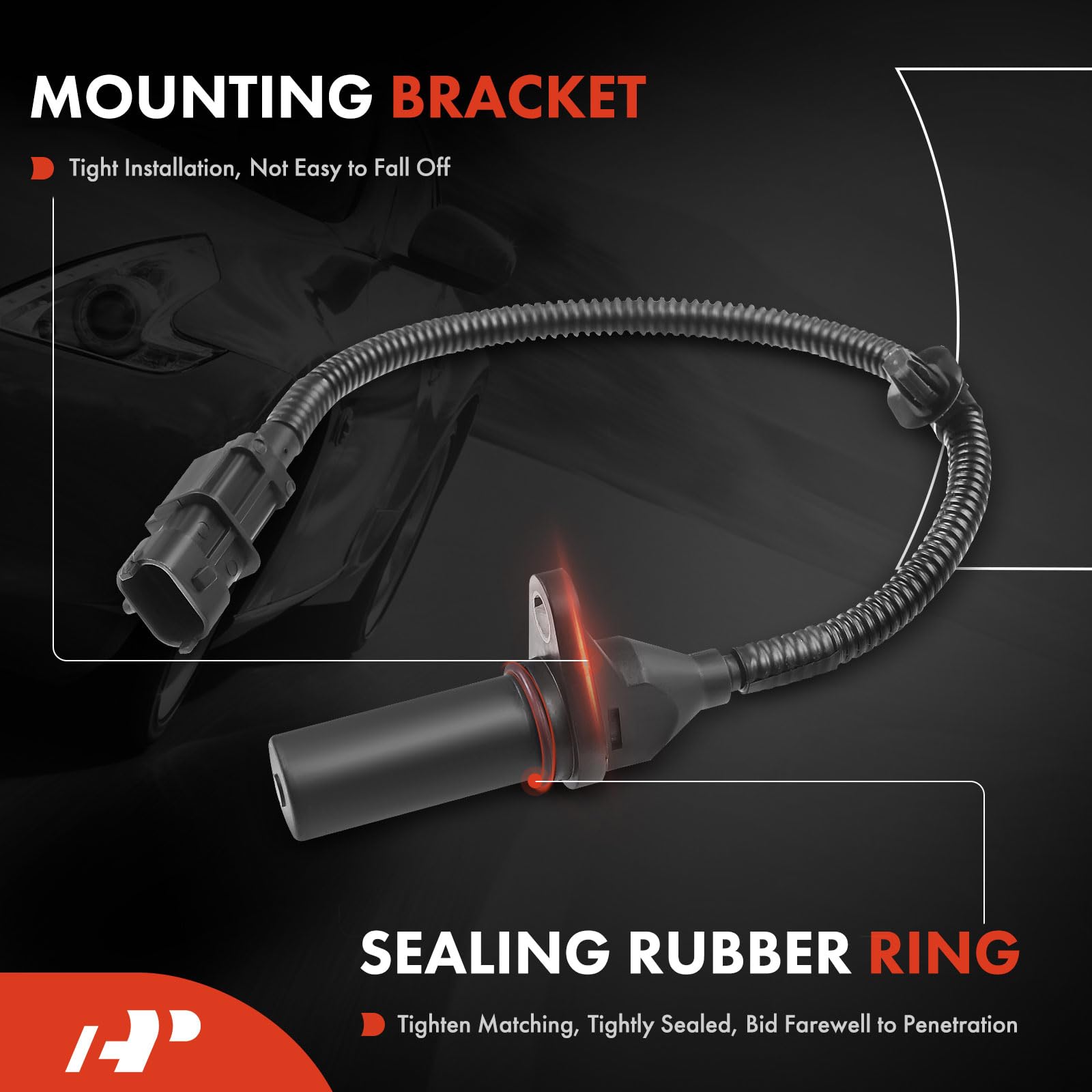 A-Premium 39180-2B000 Engine Crankshaft Position Sensor Compatible with Hyundai, Kia & Dodge Models - Elantra 11-20, Soul, Forte