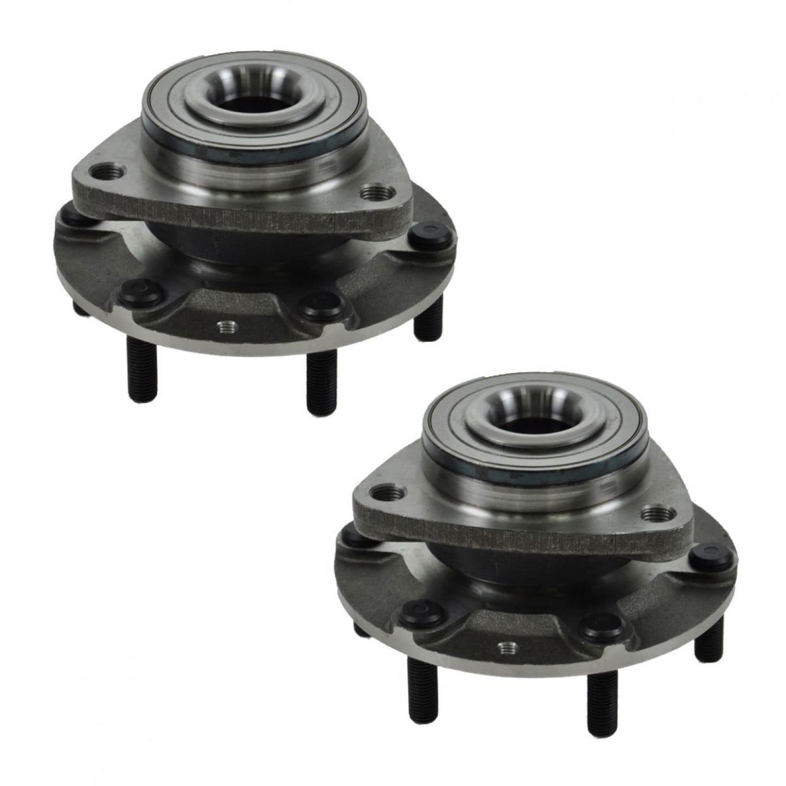 Trq Front Wheel Hub Bearings Assembly Set Compatible With 2007-2008 Hyundai Entourage 2006-2014 Kia Sedona