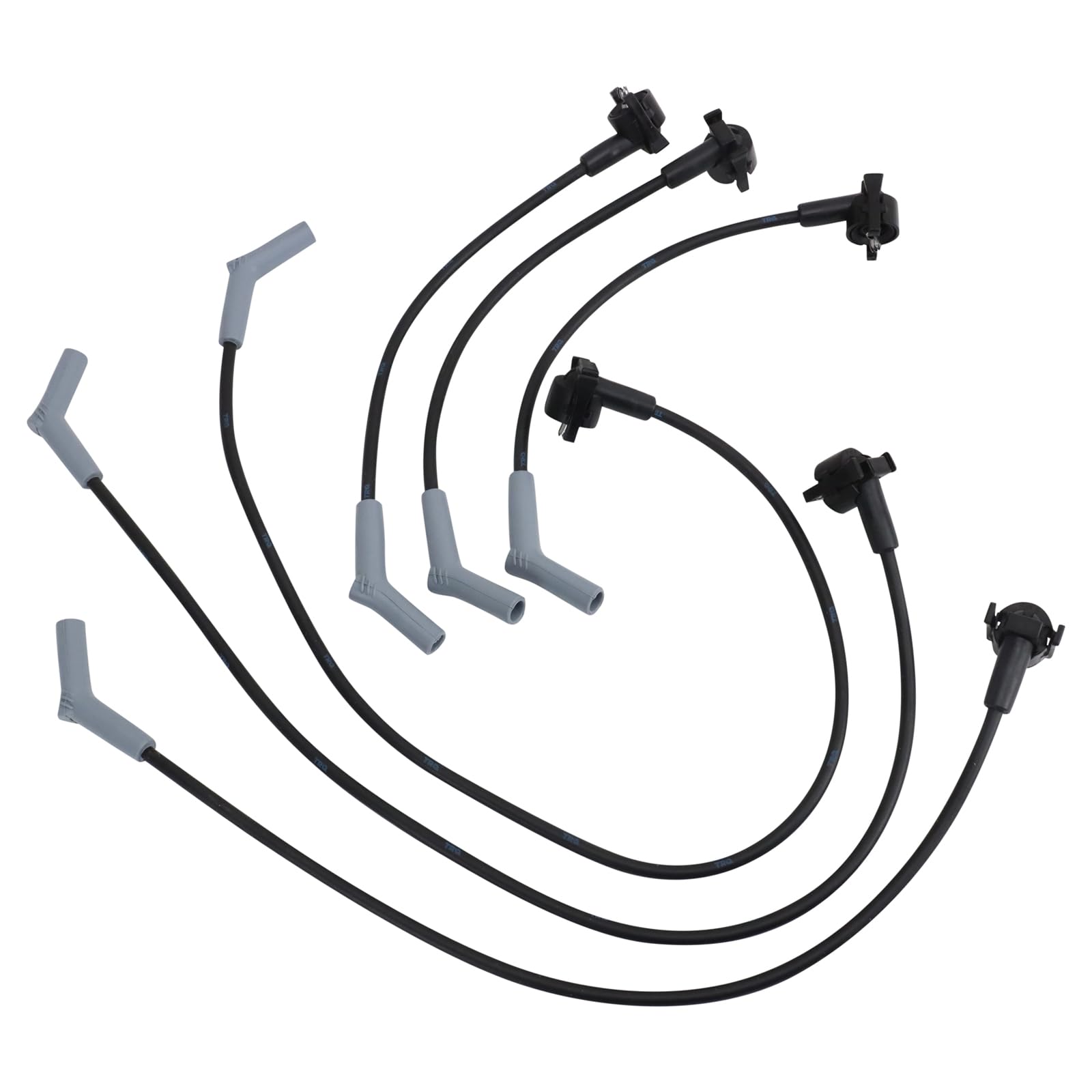 Trq Spark Plug Wire Set Compatible With 1990-1996 Ford 1991-1996 Mazda