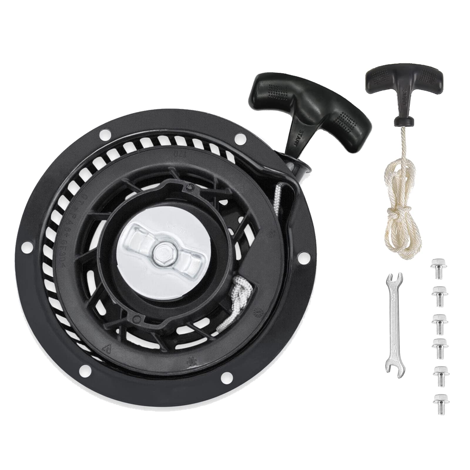 JMCHstore Pull Start Recoil Starter Assembly for Predator 224 max Performance Engine 6.6 HP (224cc) OHV Replacement Parts w/New 