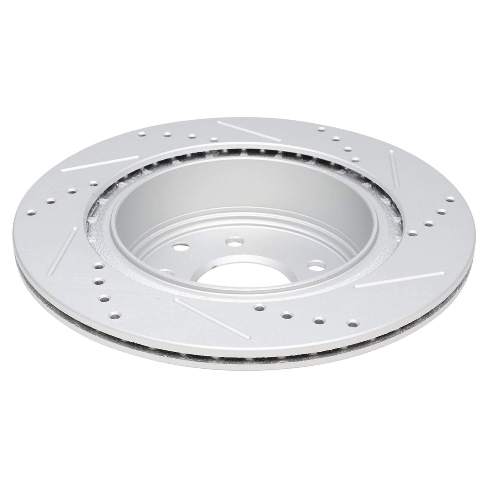 Trq Rear Performance Brake Rotor Drilled Slotted Pair Set For 350Z / 370Z / Ex35 / Ex37 / G25 / G35 / G37 / M35 / M45 / Qx50