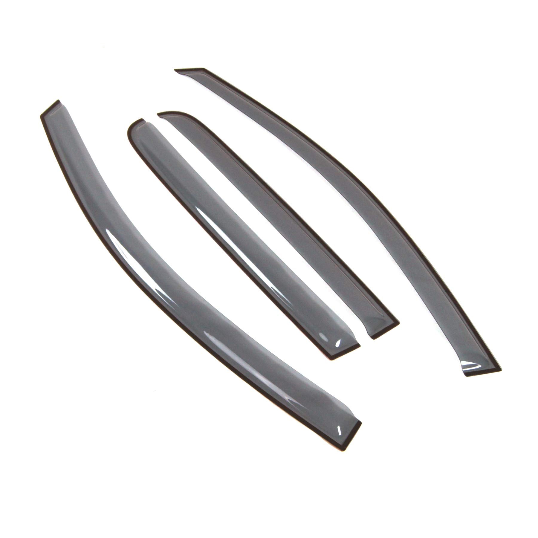 Car Window Rain Guard | Outside Mount Visors Auto Side Window Deflectors | Windows Visor Rain Shields Compatible With 2004-2015