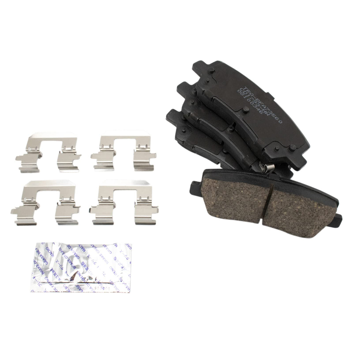 TRQ Rear Brake Pads Ceramic Compatible with 2015-2022 Ford Mustang