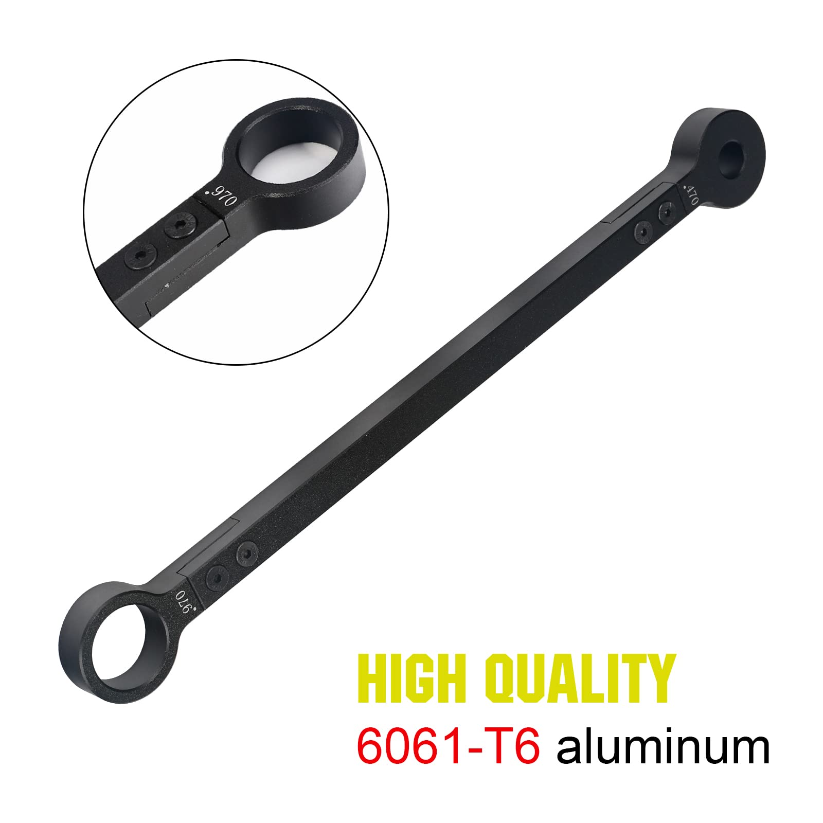 3Mirrors Clutch Alignment Tool Compatible With Polaris Rzr Xp Sportsman 570 Ranger 900 Xp With 10.5In Spacing, Aluminum