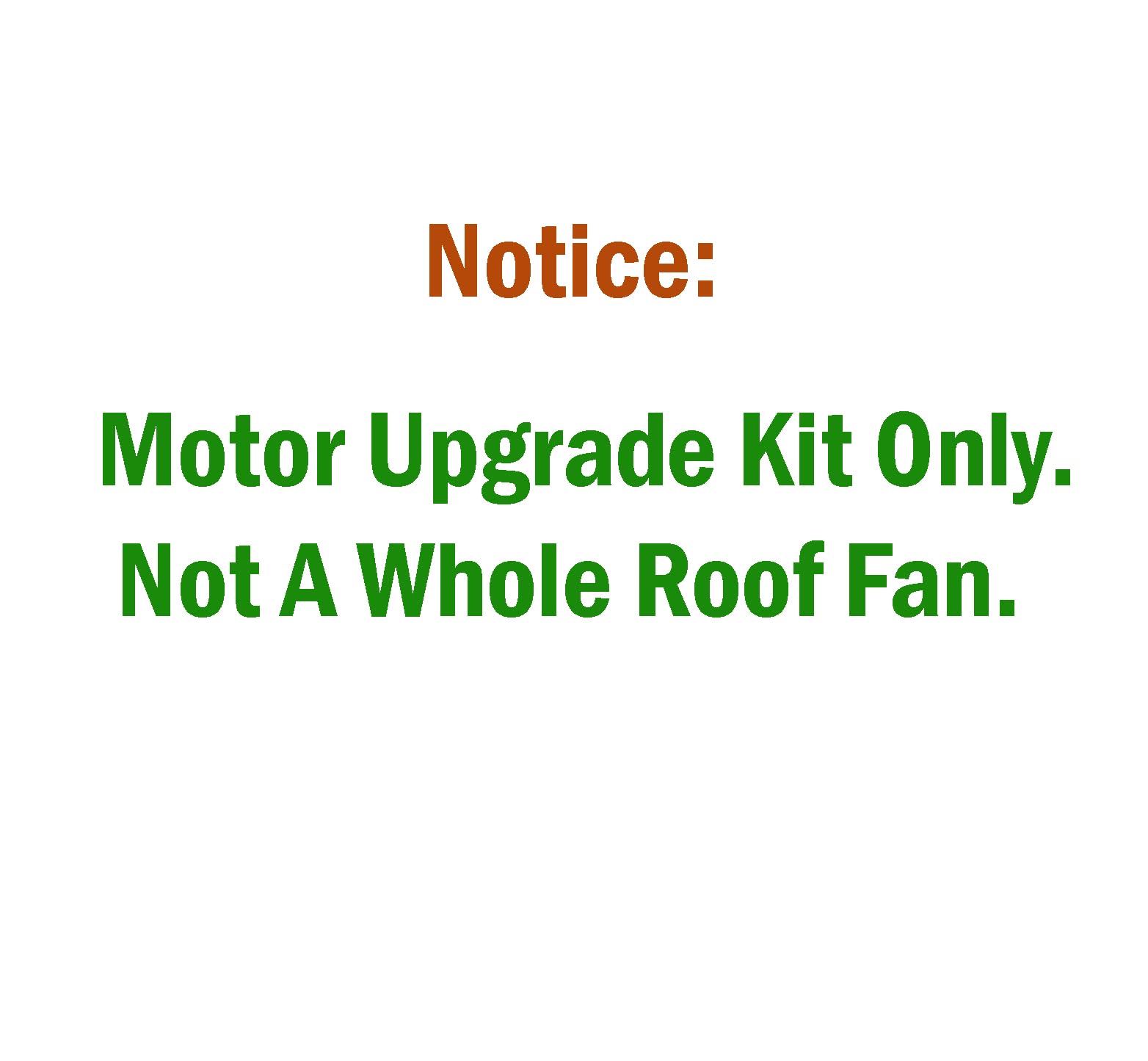 RVLOVENT RV Trailer Roof Vent Fan Motor Upgrade Kit, Compatible with Heng's & Ventline, White, Model UPKIT01, Plastic