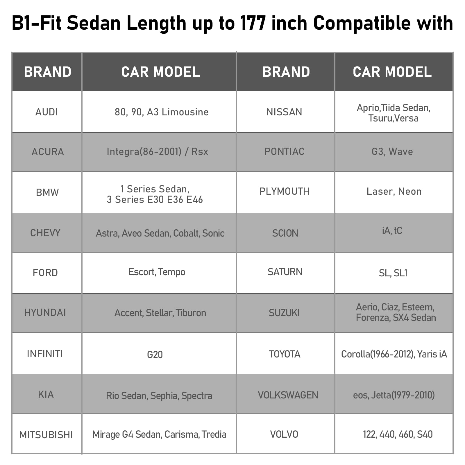 Favoto Car Cover Waterproof Outdoor - All Weather Sedan Car Cover 6 Layers For Automobiles Rain Sun Snow Protection Universal Fi