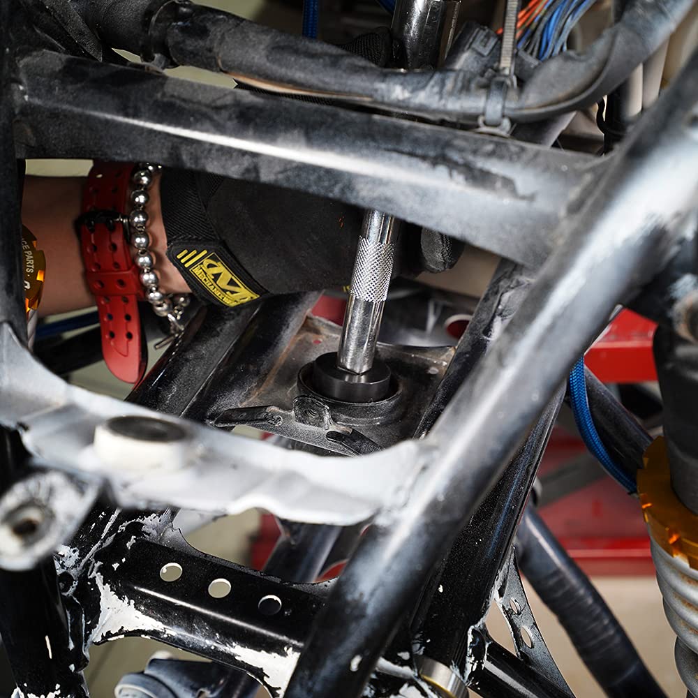 NICECNC Steering Stem Bearing Nut Bolt Removal Tool Compatible with Yamaha Raptor 700 660R 350, YFZ450 YFZ450R YFZ450X, Banshee